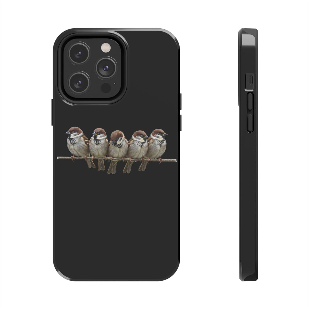Tree Sparrow Dual-Layer iPhone Case with Bird Art – The Perfect Gift for Ornithologists & Bird Lovers