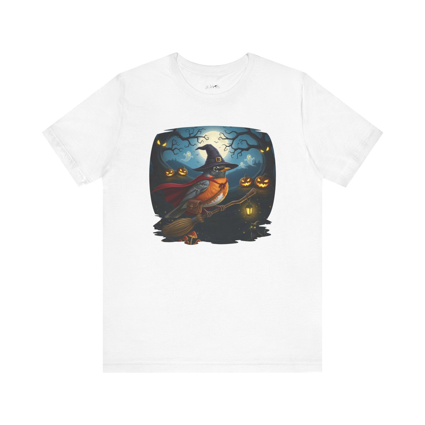 American Robin Halloween Bird T-Shirt - Spooky Halloween Costume for Bird Lovers