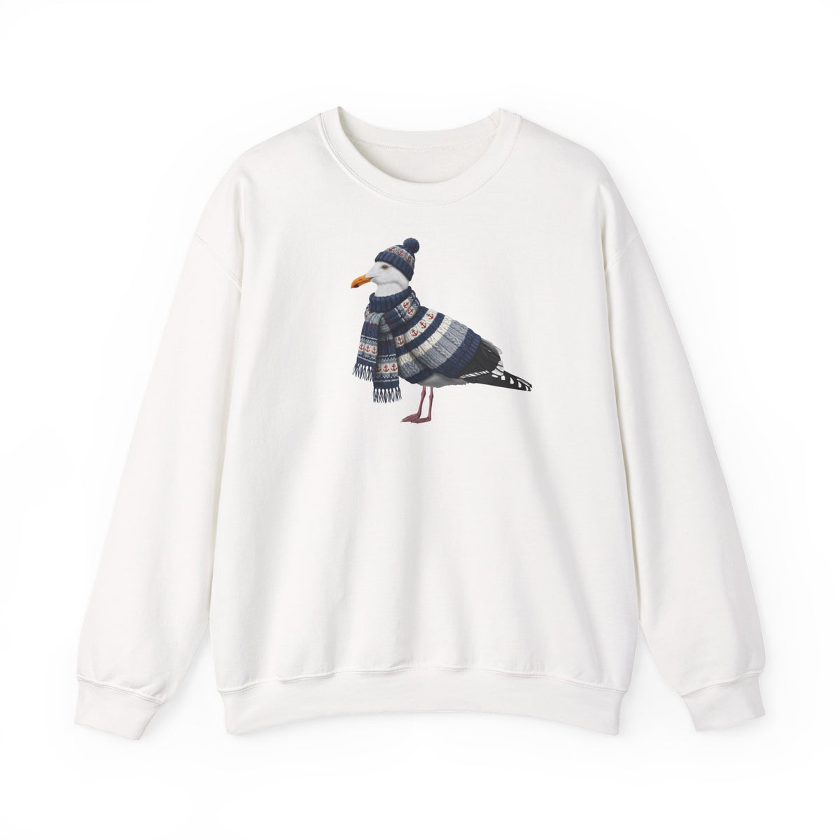 Möwe Sweatshirt Vogelmotiv – Animal Graphic Tee und Casual Everyday Wear Stil