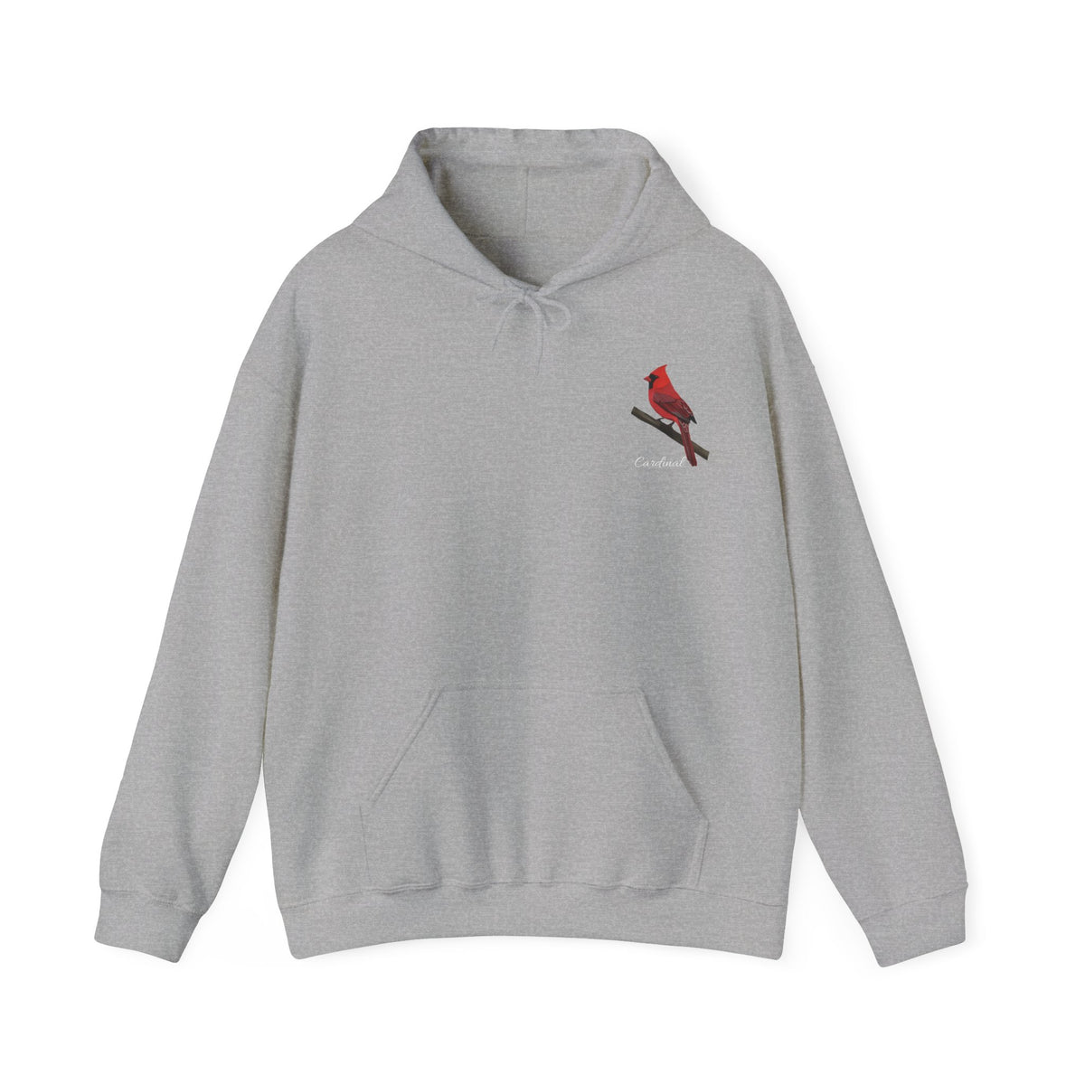 Cardinal Hoodie in Dark Heather