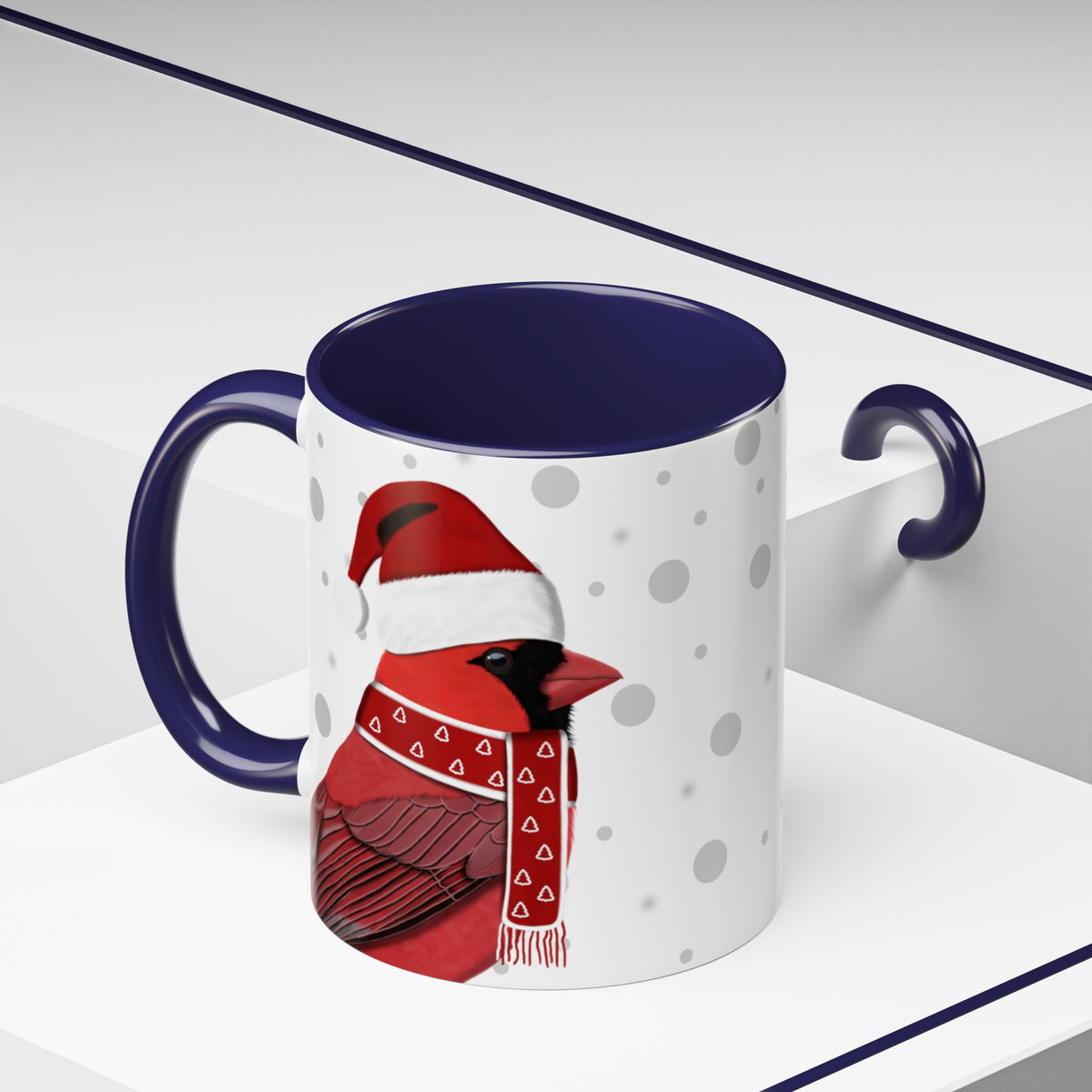 カーディナルクリスマスバードコーヒーマグ