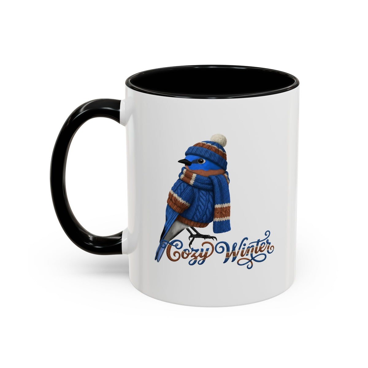 Bluebird Ceramic Bird Coffee Mug – Custom Gift for Bird Watchers