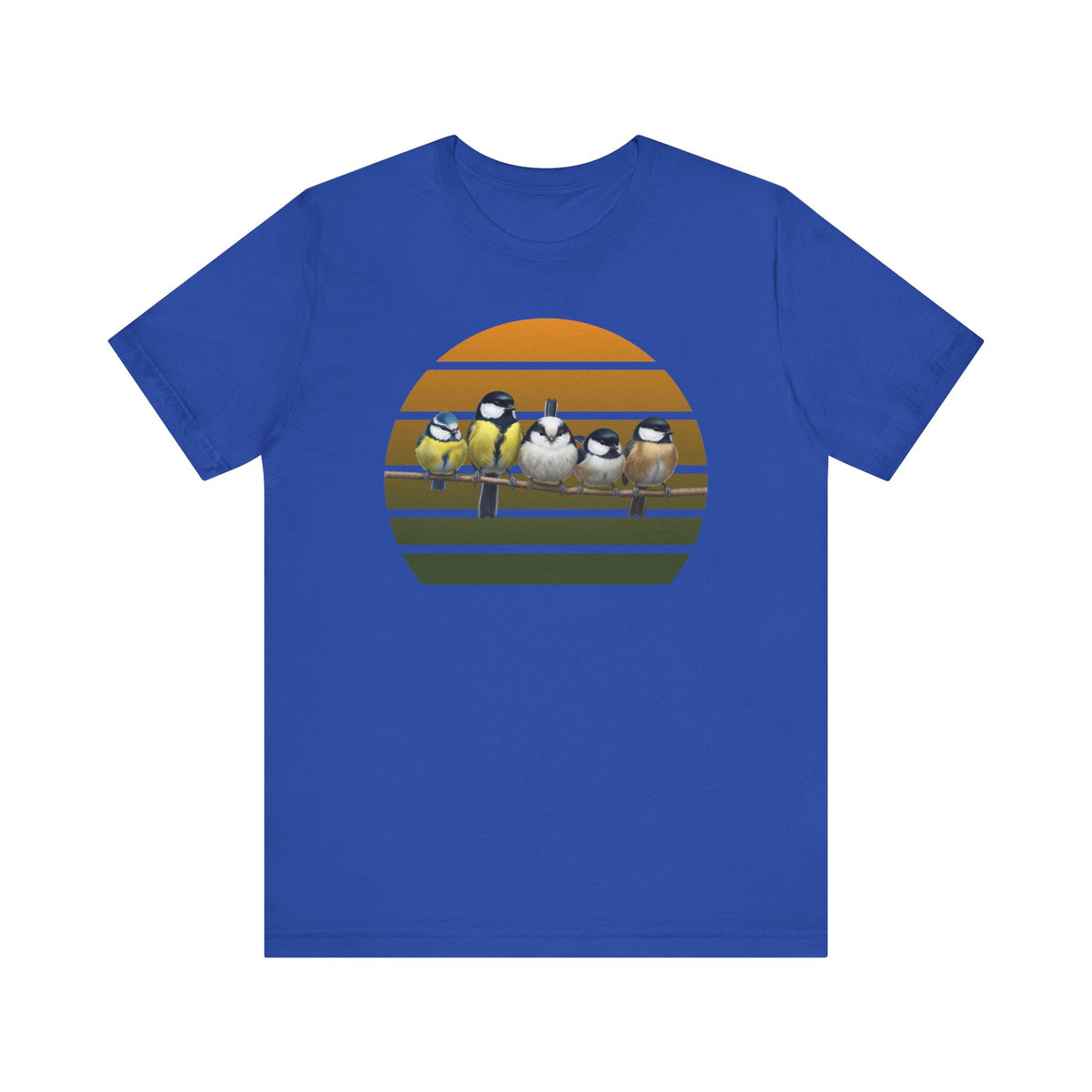 Meisen Premuim T-Shirt | Geschenk für Vogelbeobachter | jz.birds
