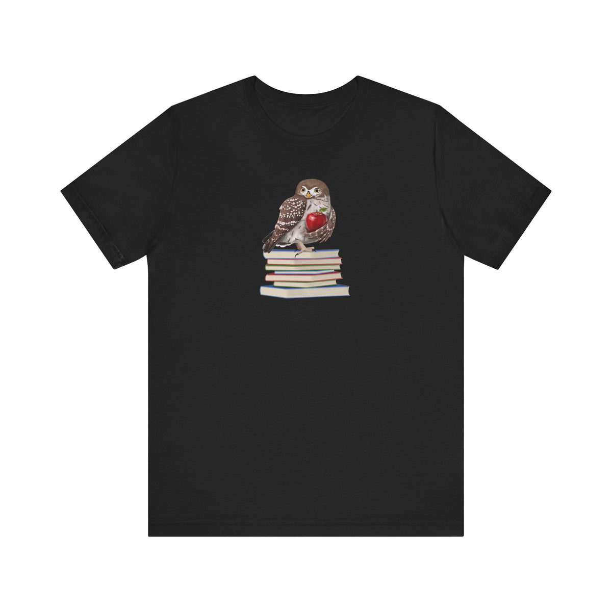 Cute Owl on Books Teacher Shirt – Back to School Apple Aesthetic
