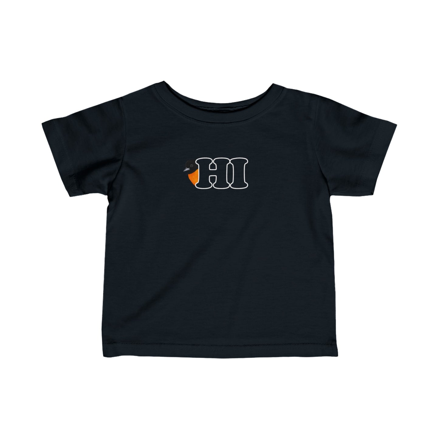 Baltimore Oriole Bird Hi Baby & Toddler Fine Jersey Tee