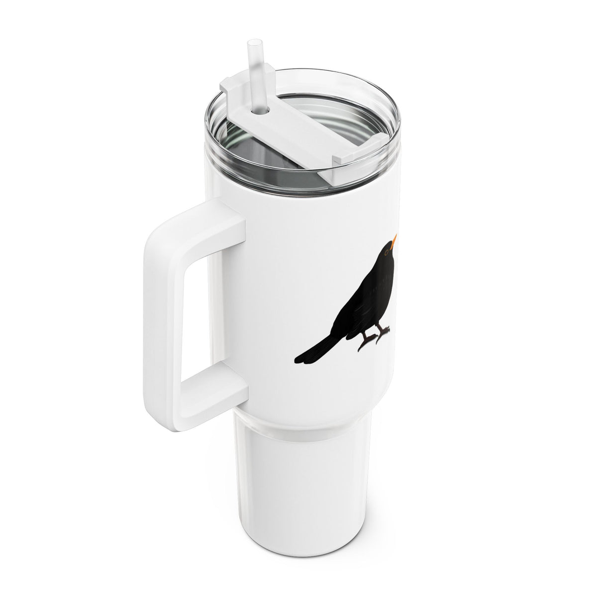 Amsel Thermo-Tumbler 40oz (1,2L) – Edelstahl Isolierbecher für Vogelbeobachter – tumbler,