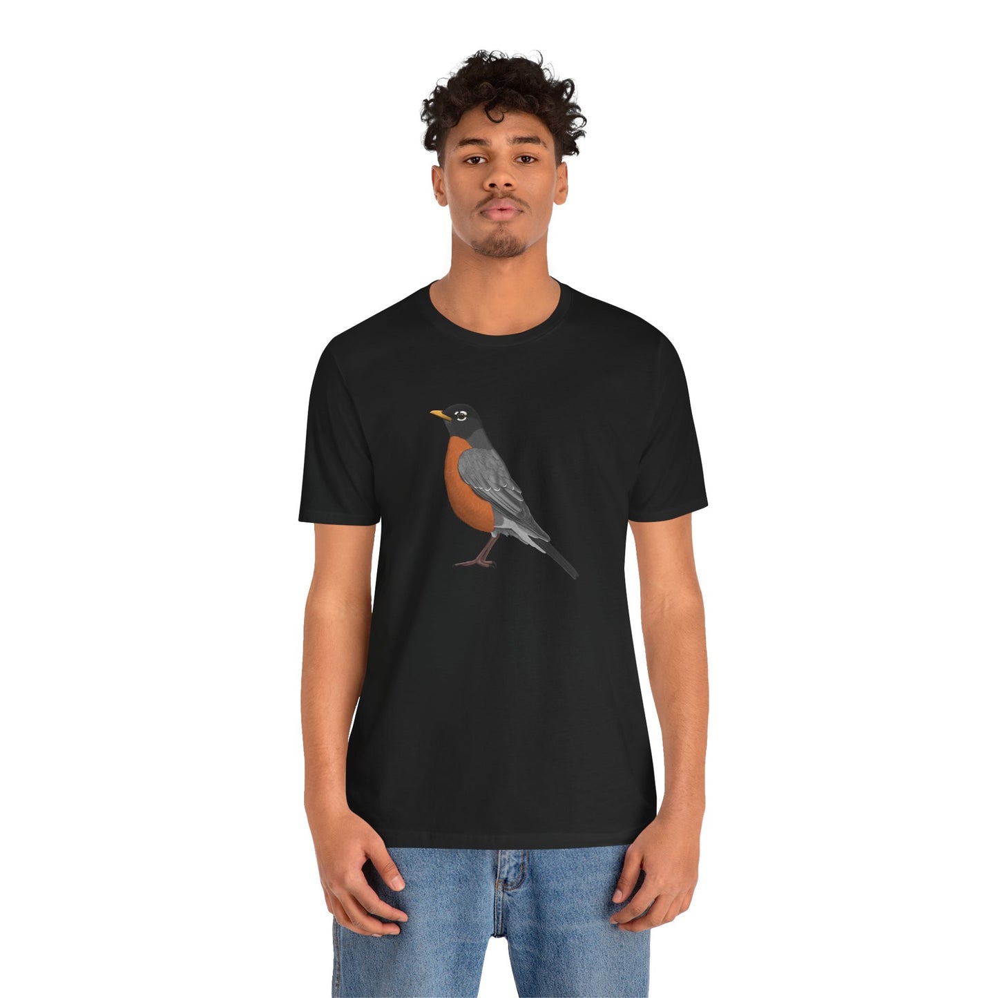 American Robin Birding & Birdwatching Bird T-Shirt