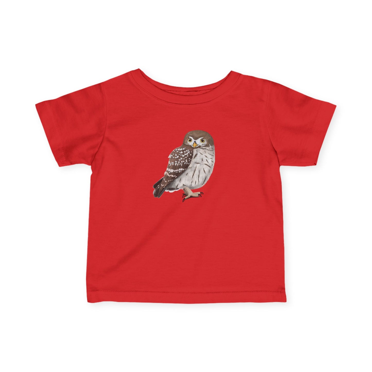 Süßes Eulen Vogel Tiermotiv T-Shirt für Babys und Kleinkinder