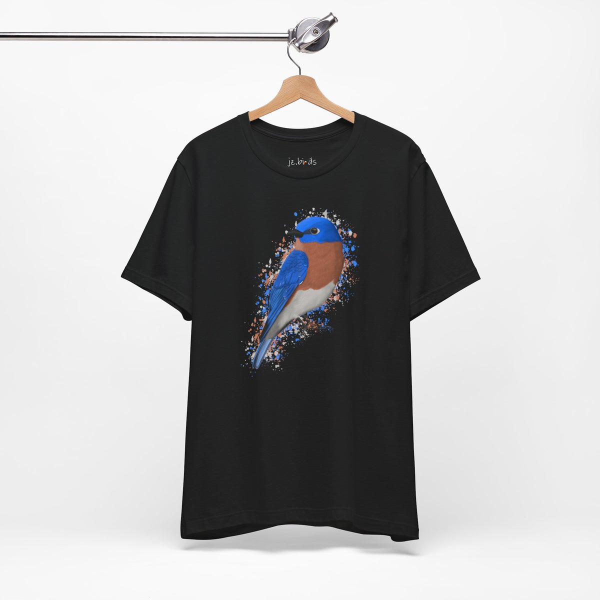 Eastern Bluebird T-Shirt in Black