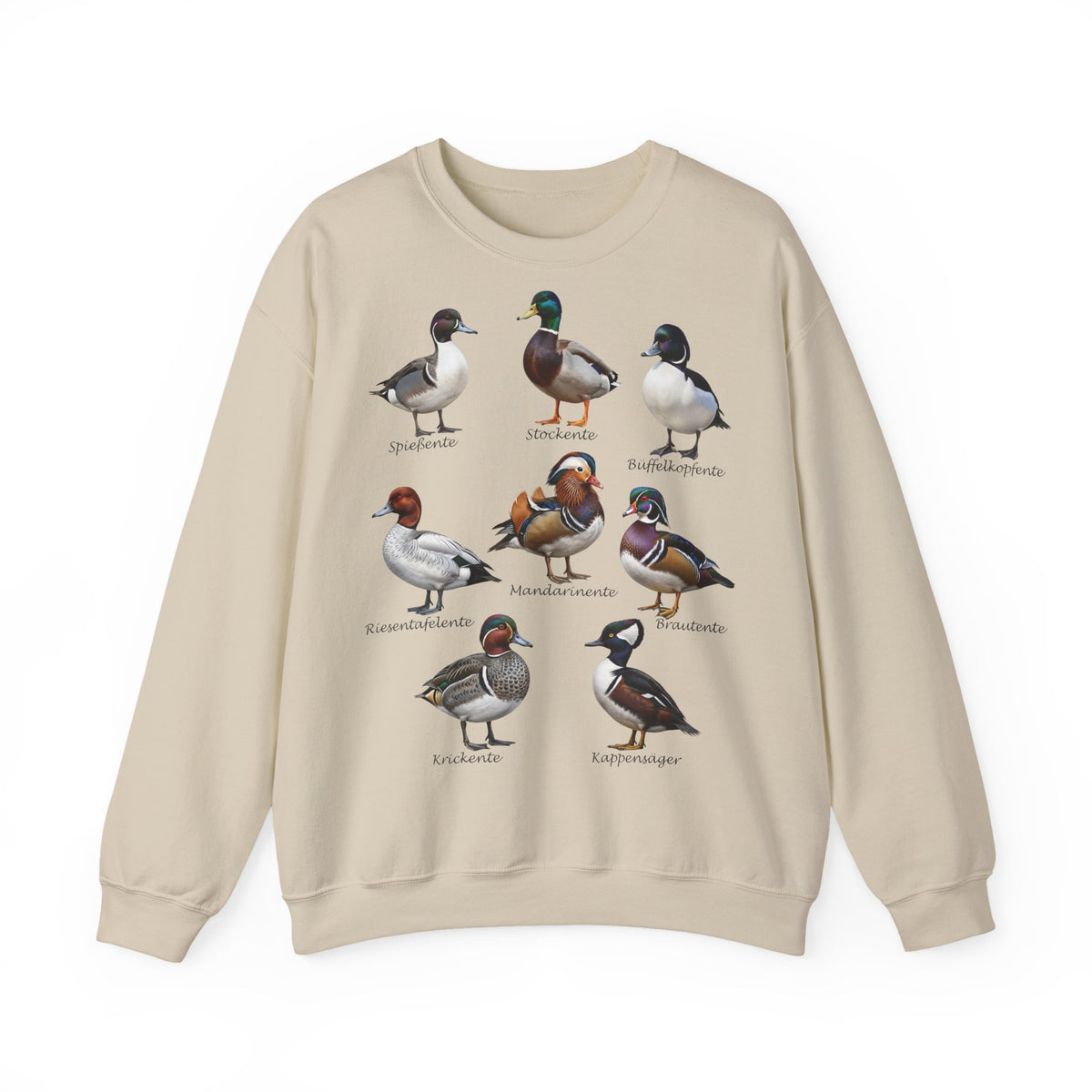 Sweatshirt mit Entenarten: Vogelmotiv – Animal Graphic Tee, Casual Everyday Wear