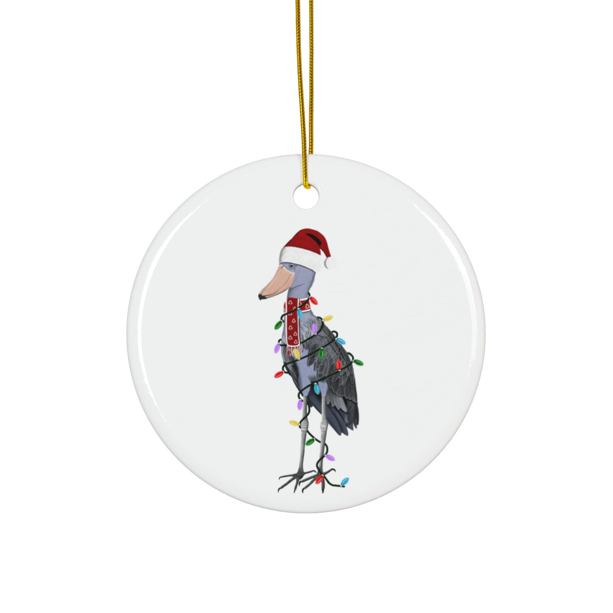 Shoebill Ornaments – bird ornament and ceramic style