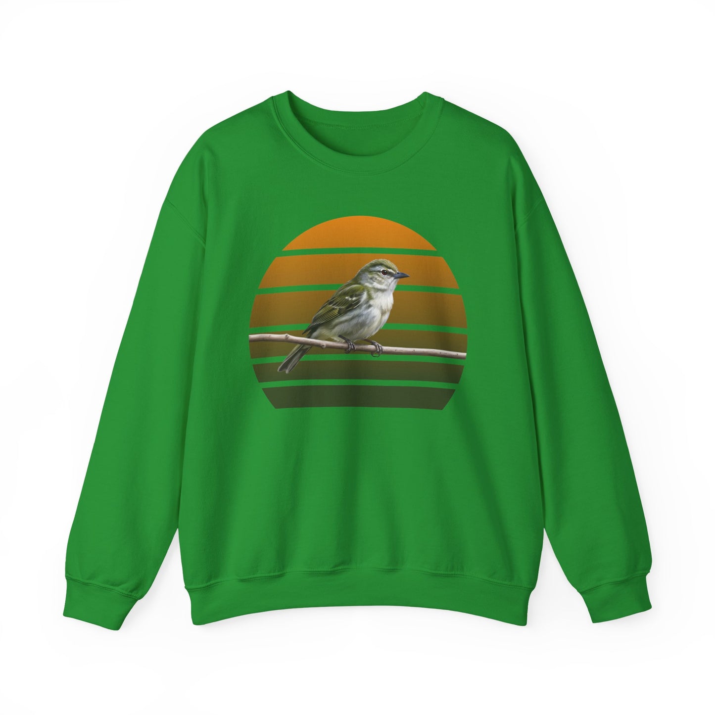 Red-Eyed Vireo Sweatshirt | Songbird Crewneck | Unique Birder Gift | Unisex Wildlife Pullover