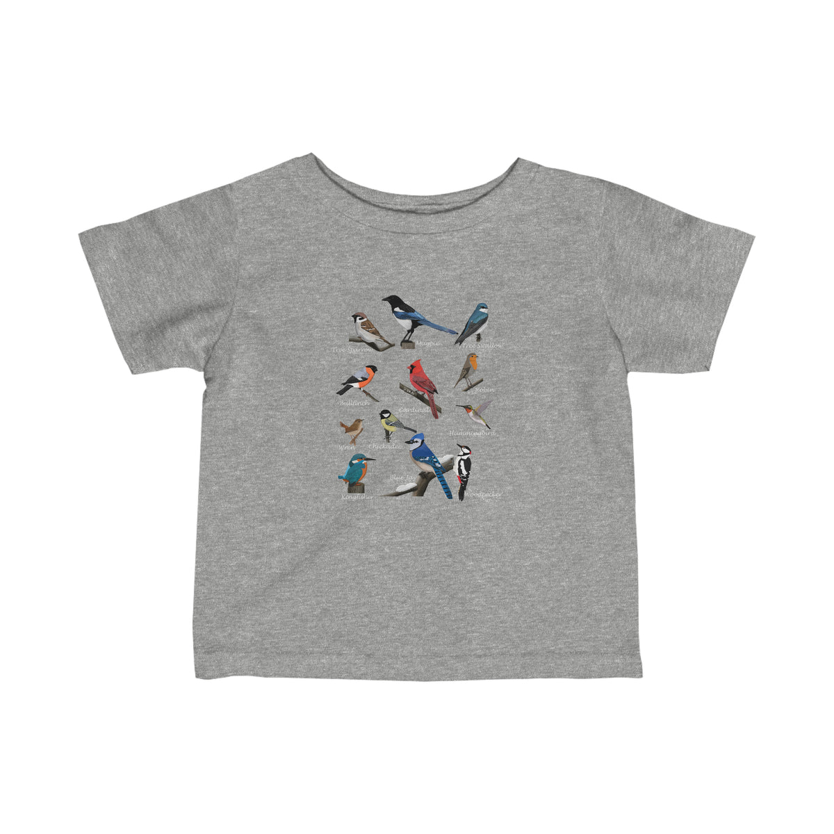 Garden Birds Baby & Toddler Fine Jersey Tee - jz.birds