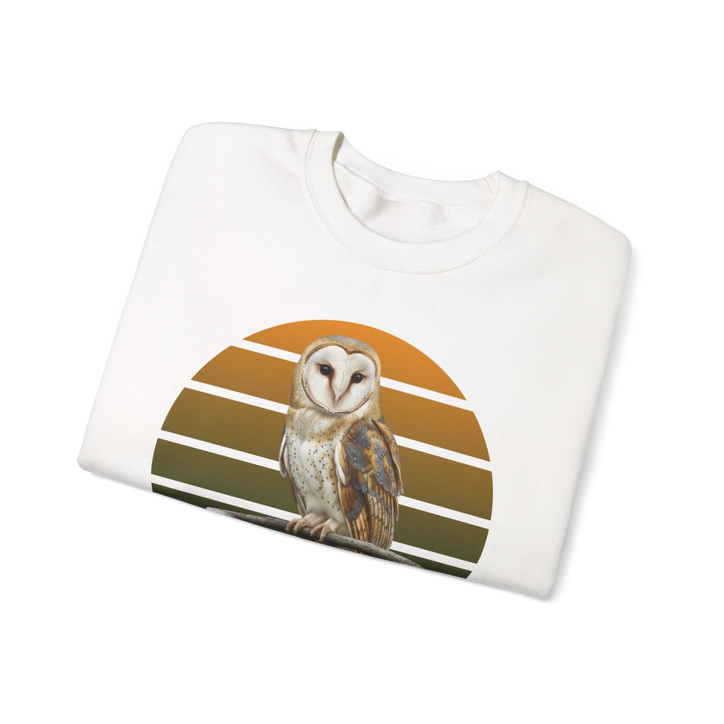 Barn Owl Sweatshirt | Bird Watcher Crewneck | Unisex Songbird Gift for Bird Lovers