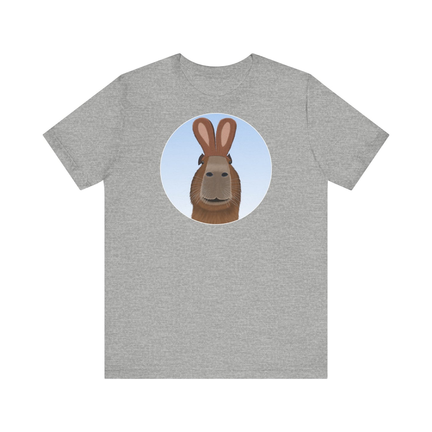 Capybara mit Hasenohren Lustiges Kaninchen T-Shirt