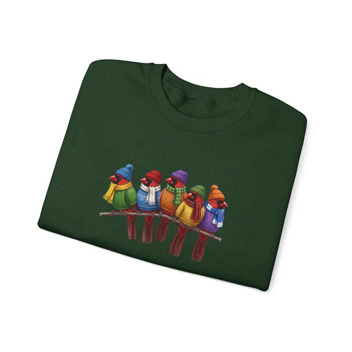 Cardinal Sweatshirt | Bird Watcher Crewneck | Unisex Songbirds Wearing Knit Gift for Bird Lovers
