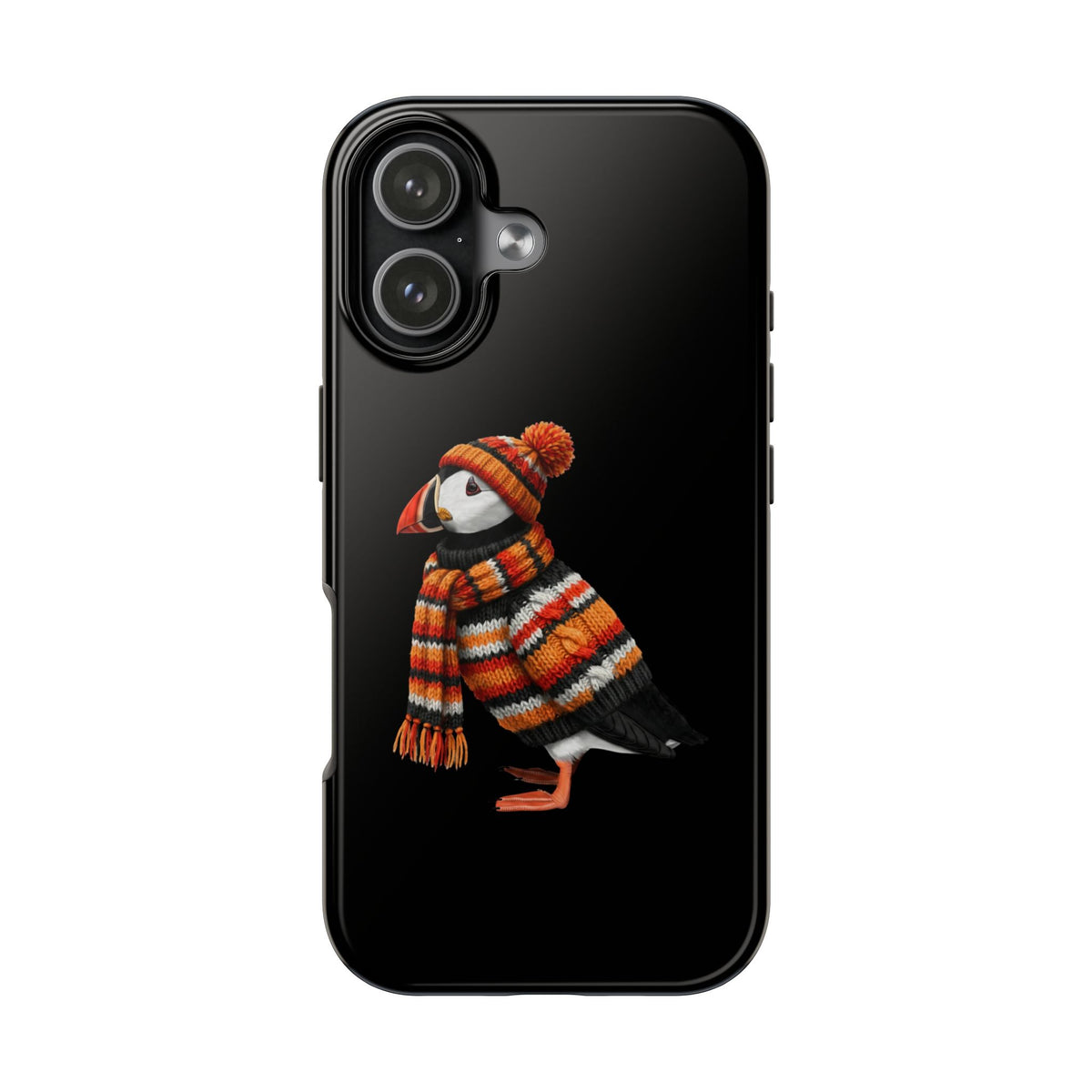 Puffin Dual-Layer iPhone Case with Bird Art – The Perfect Gift for Ornithologists & Bird Lovers