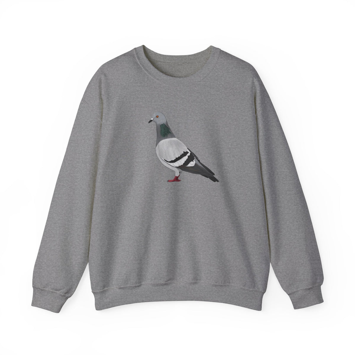 Pigeon Bird Watcher Biologist Crewneck Sweatshirt – Crew neck,