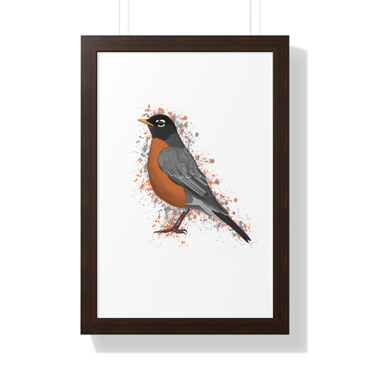 Robin Framed Poster – and Home & Living style