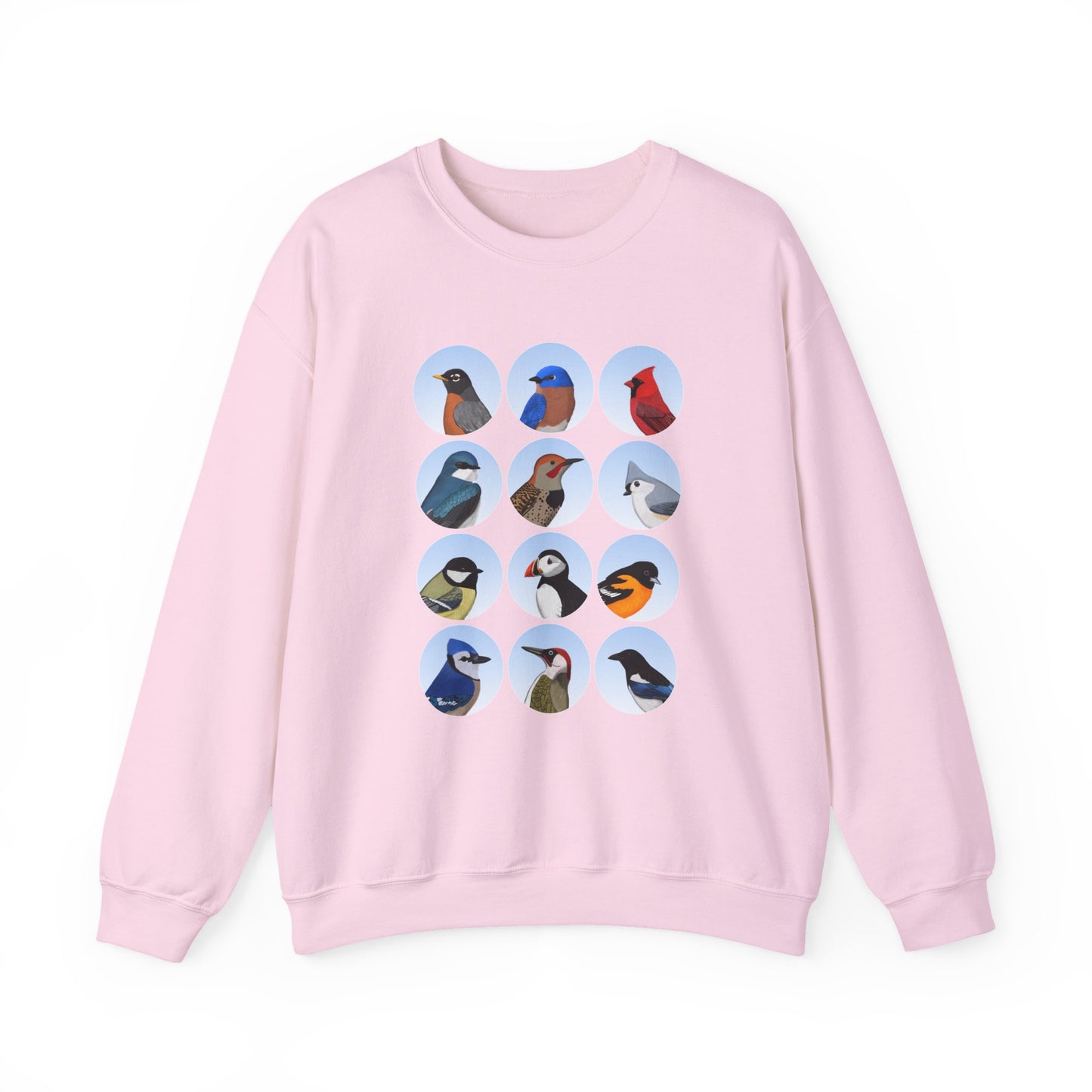 Birds Sweatshirt Bluebird Cardinal Robin Blue Jay Puffin Bird Watching & Bird Lovers