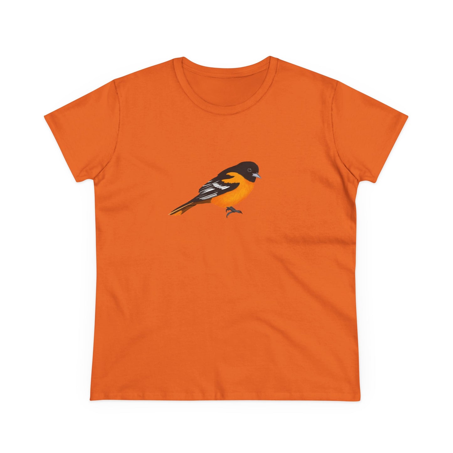 Baltimore Oriole Bird Design for Birdwatchers and Bird Lovers Women's T-Shirt
