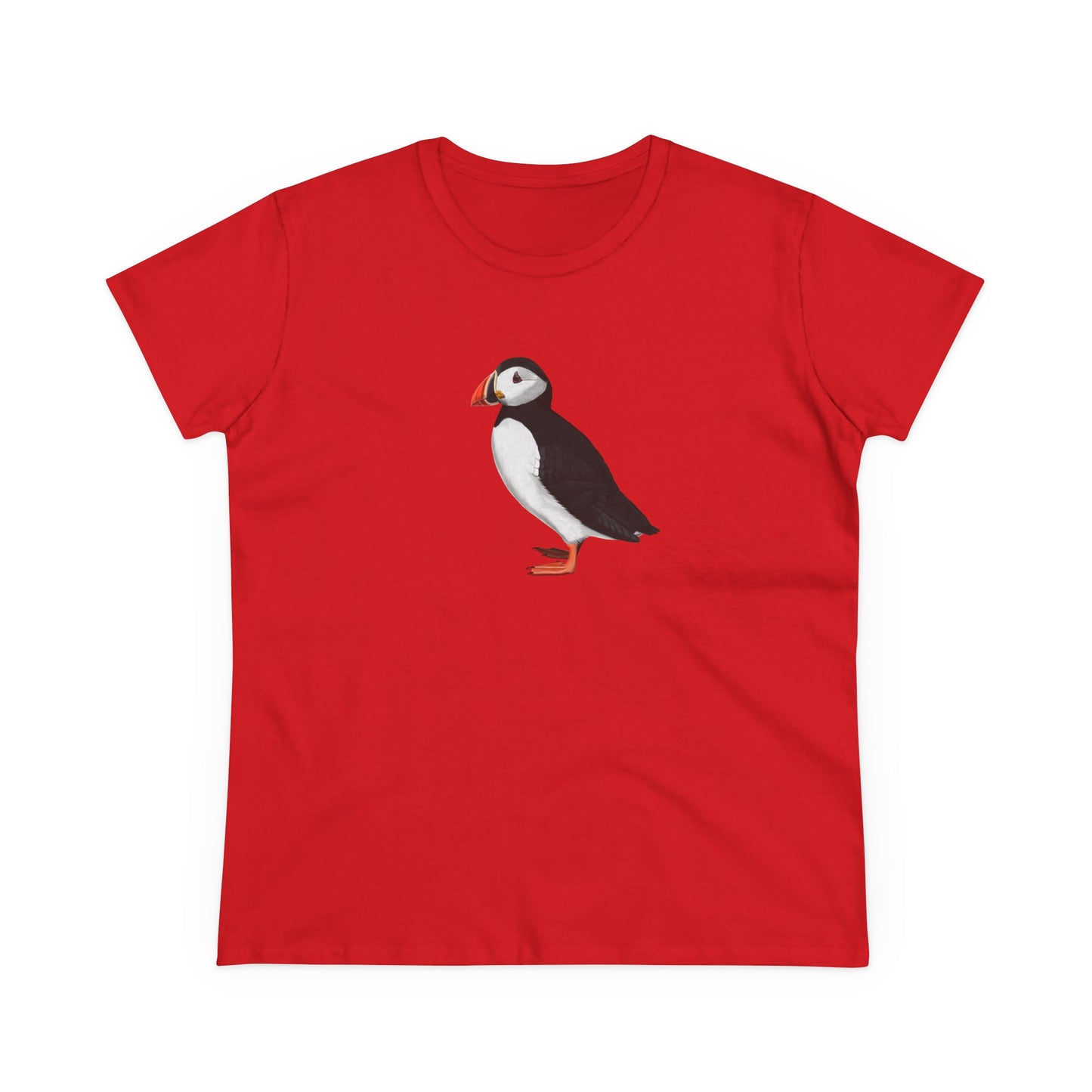 Puffin Bird Design for Birdwatchers and Bird Lovers Women's T-Shirt