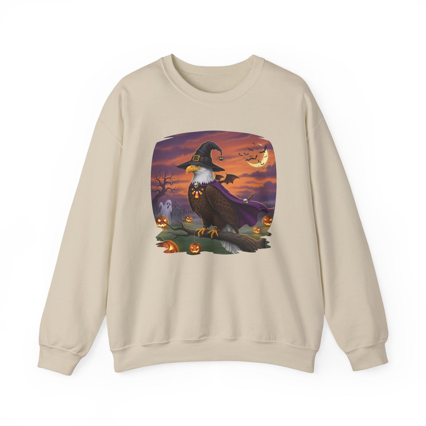 Bald Eagle Halloween Bird Sweatshirt - Spooky Halloween Costume for Bird Lovers