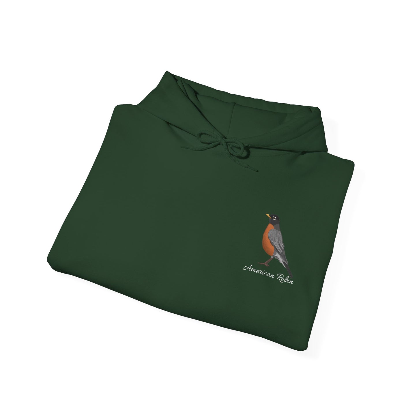 American Robin Birding Birdwatching Bird Hoodie
