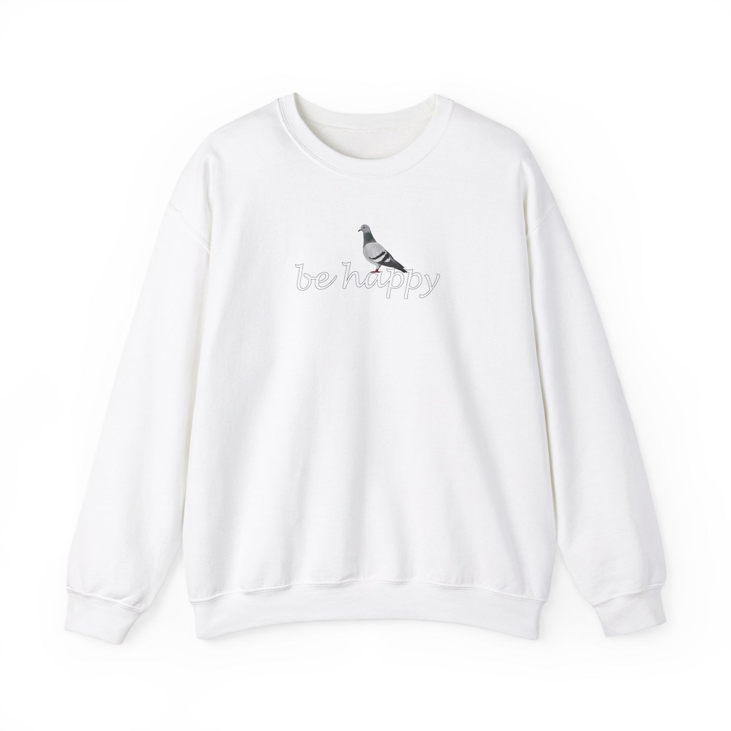 Pigeon Be Happy Bird Birding & Birdwatching Sweatshirt