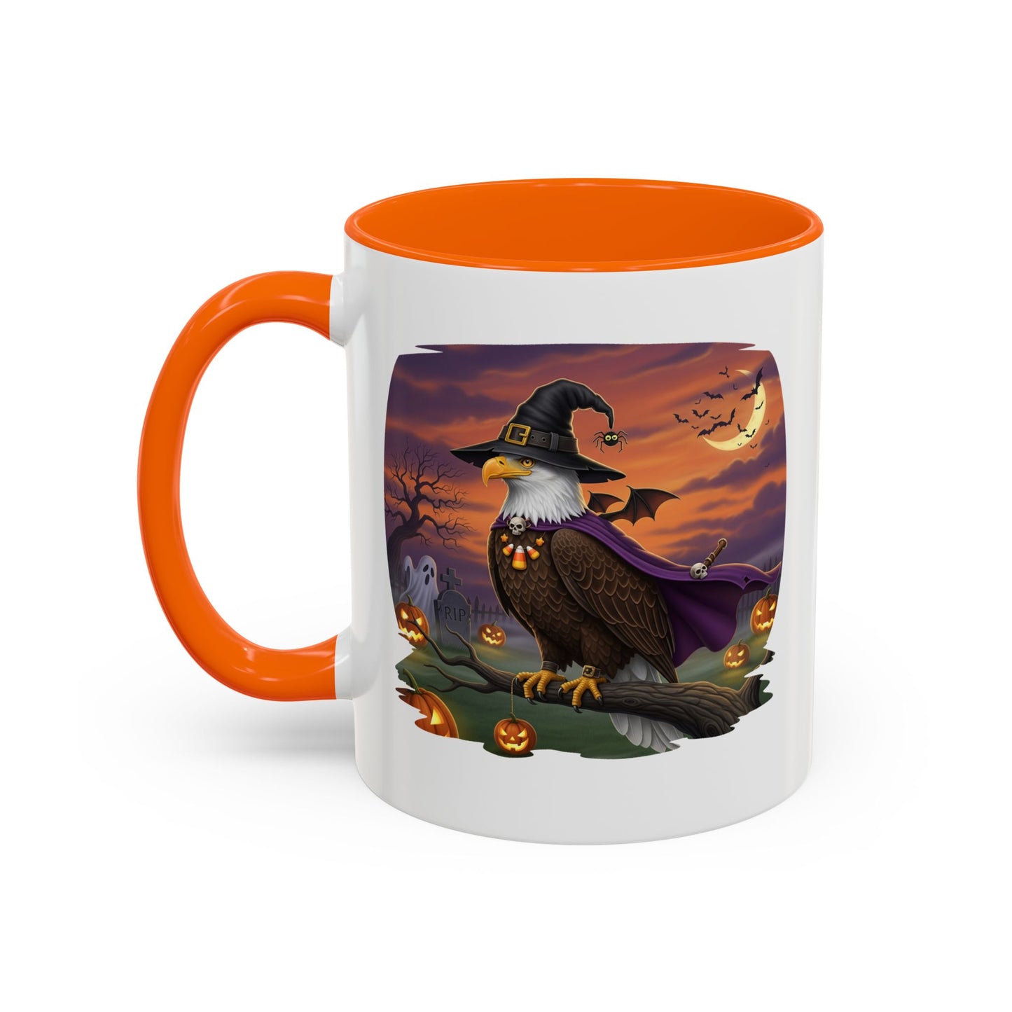 Bald Eagle Halloween Bird Mug - Halloween Coffee Mug for Bird Lovers