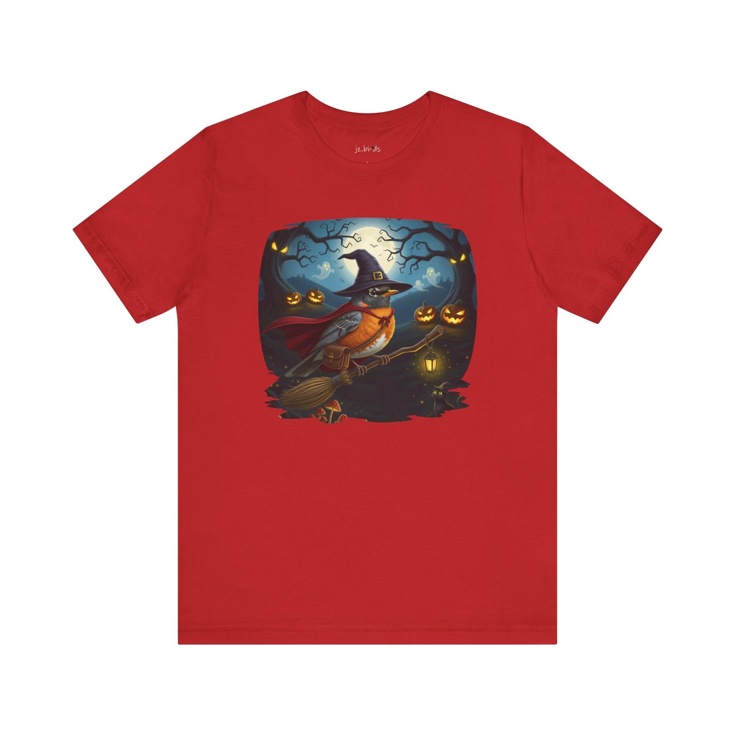 American Robin Halloween Bird T-Shirt - Spooky Halloween Costume for Bird Lovers