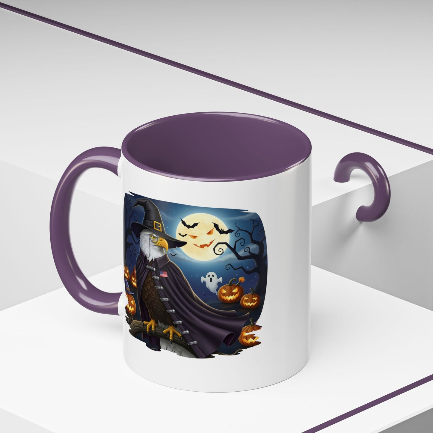 Bald Eagle Halloween Bird Mug - A Spooky & Funny Halloween Cup