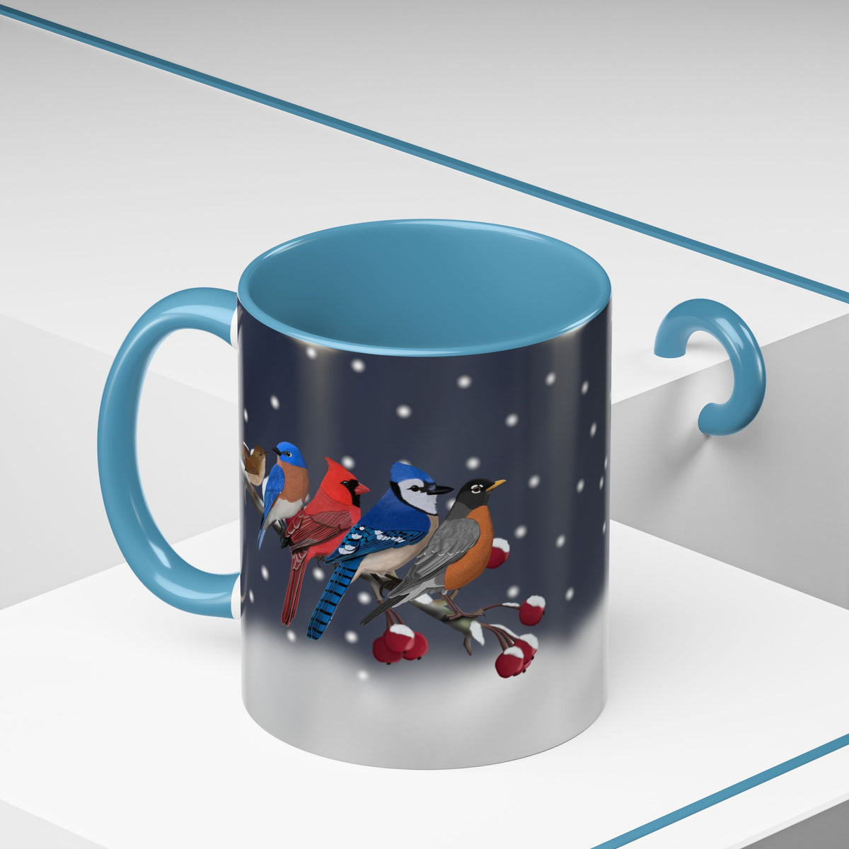 Backyard Birds Coffee Mug | Ceramic Christmas Gift for Bird Lovers