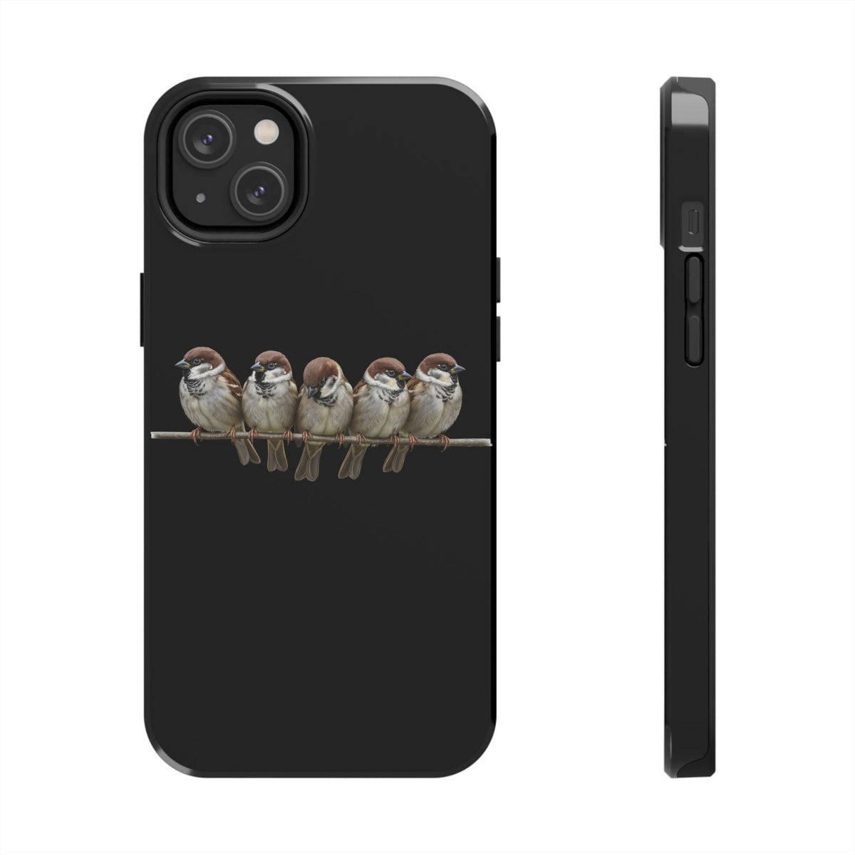 Tree Sparrow Dual-Layer iPhone Case with Bird Art – The Perfect Gift for Ornithologists & Bird Lovers