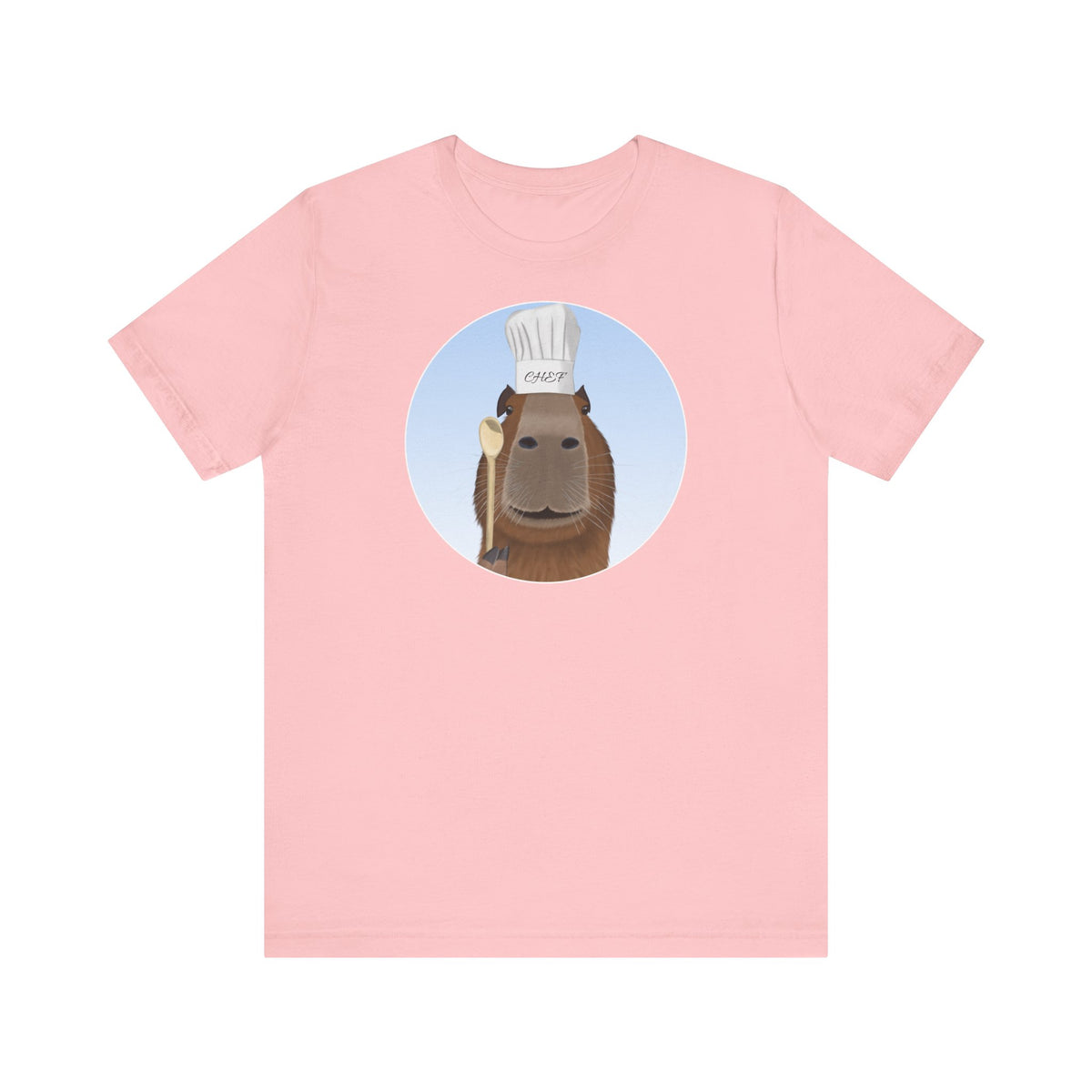 Capybara mit Kochmütze und Kochlöffel Chefkoch T-Shirt