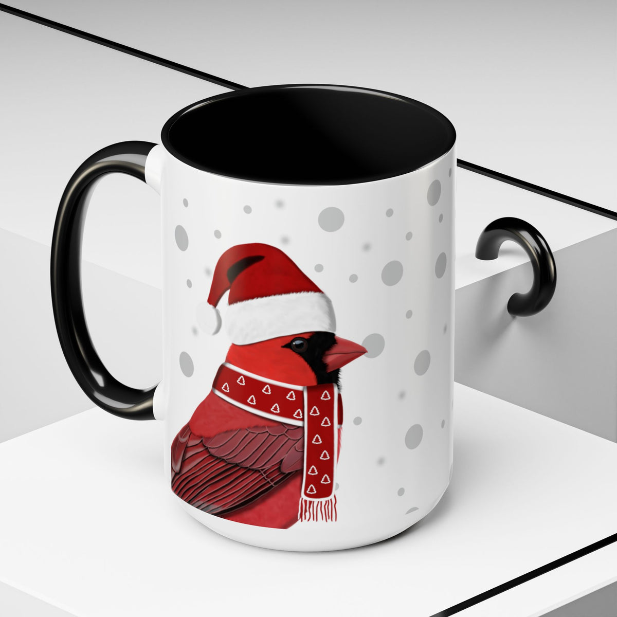 カーディナルクリスマスバードコーヒーマグ