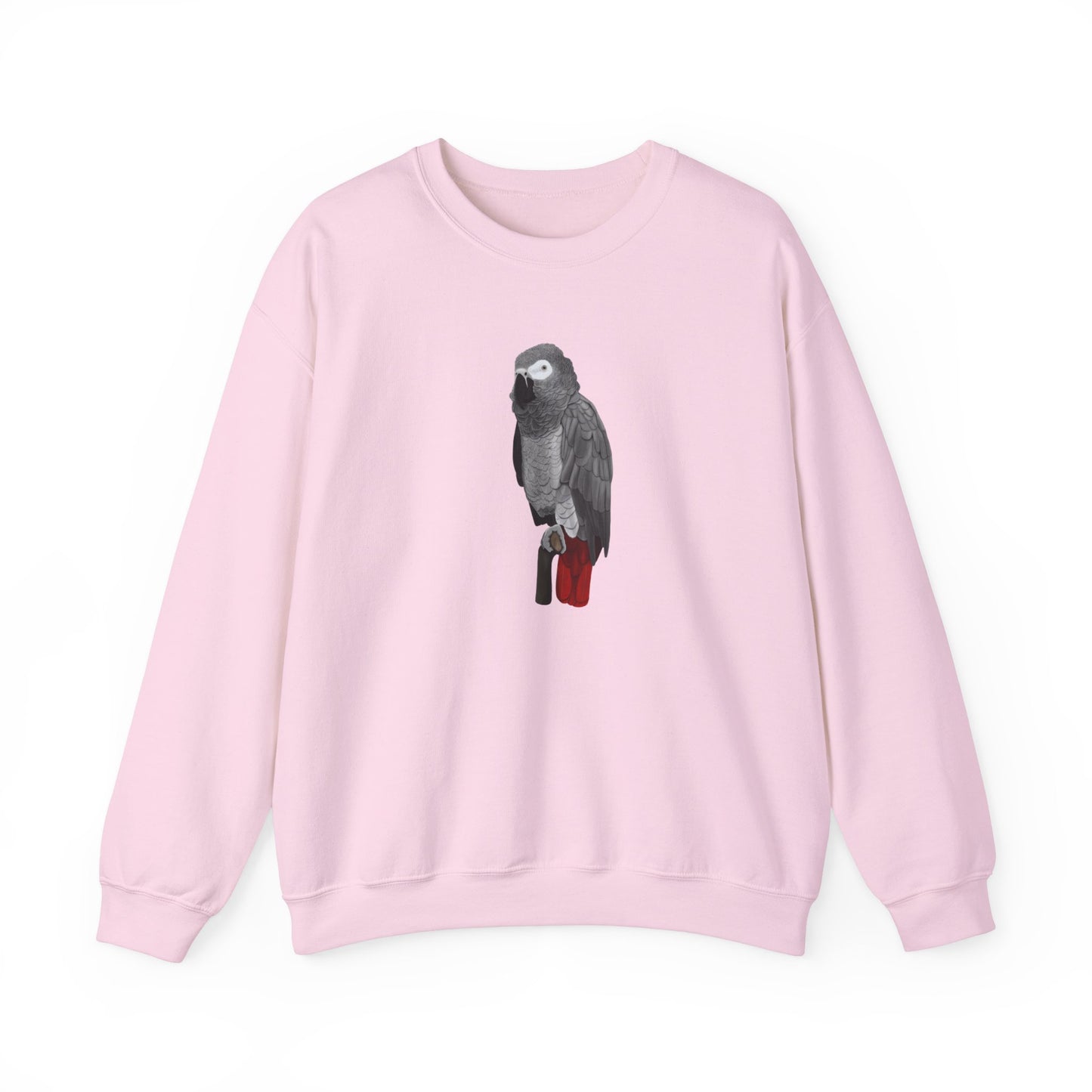 Grey Parrot Bird Watcher Biologist Crewneck Sweatshirt