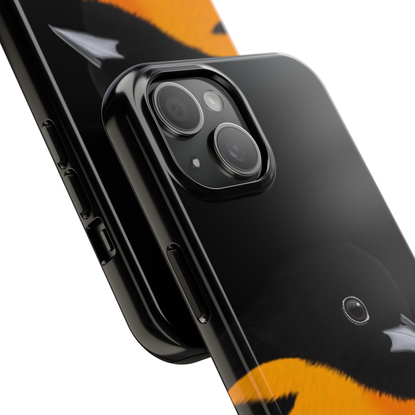 Baltimore Oriole Bird Art Tough Phone Case Black
