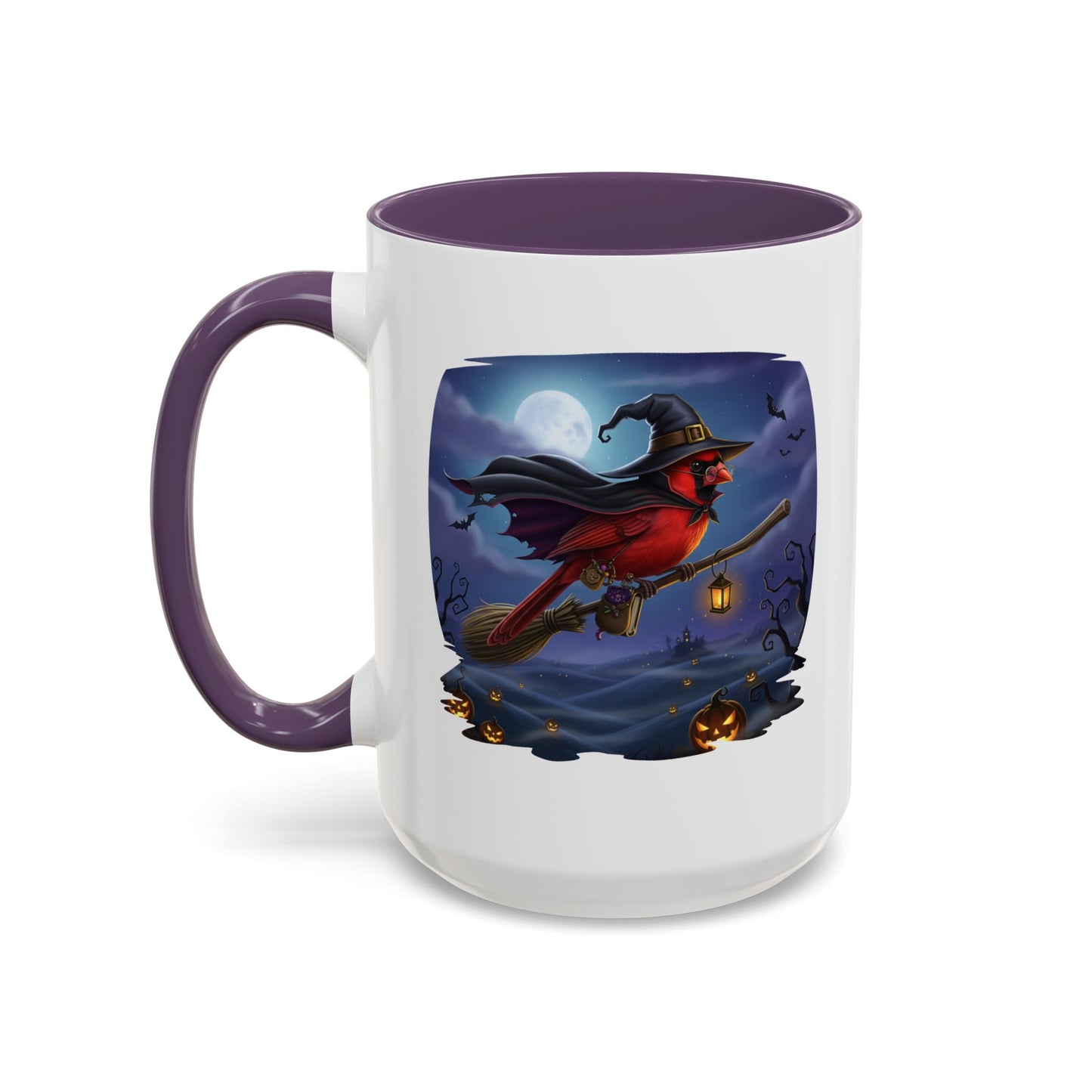 Cardinal Halloween Bird Mug - Perfect for Spooky Season