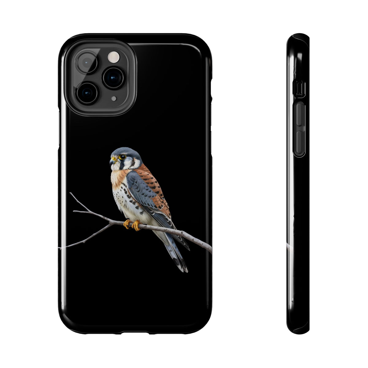 Kestrel Phone Case – American iPhone – Premium Tough Cover Black