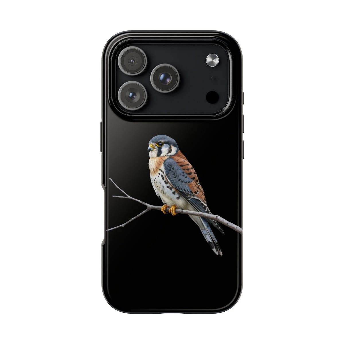 American Kestrel iPhone Case – Premium Tough Phone Cover Black
