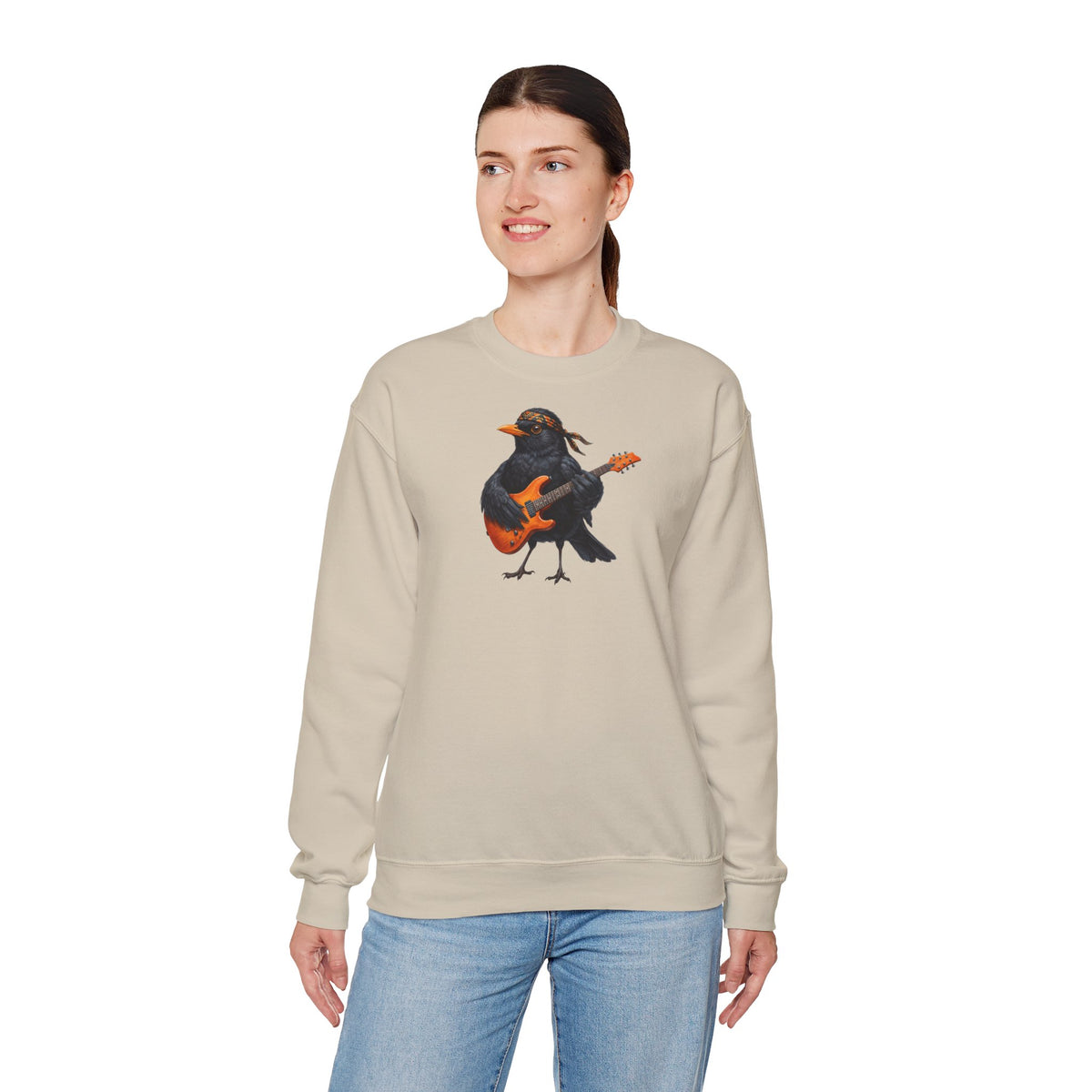 Amsel Sweatshirt Vogelmotiv – Animal Graphic Tee und Casual Everyday Wear Stil
