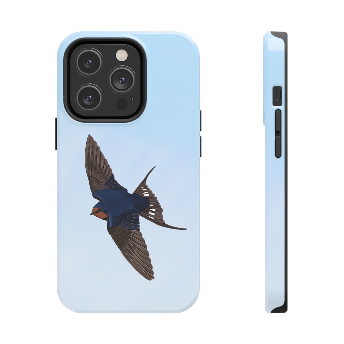 Barn Swallow Bird Art Tough Phone Case