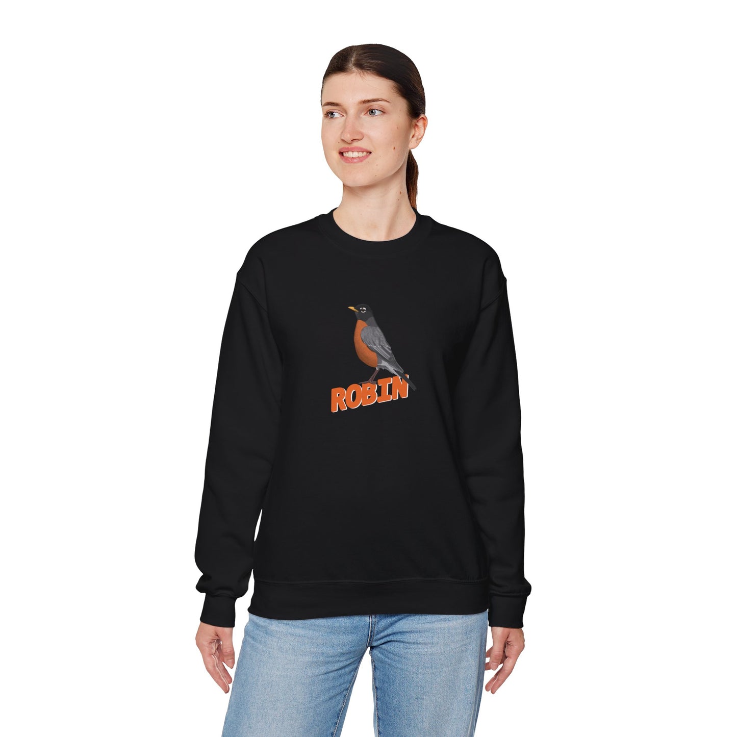 American Robin Sweatshirt Birding & Birdwatching Bird Lovers