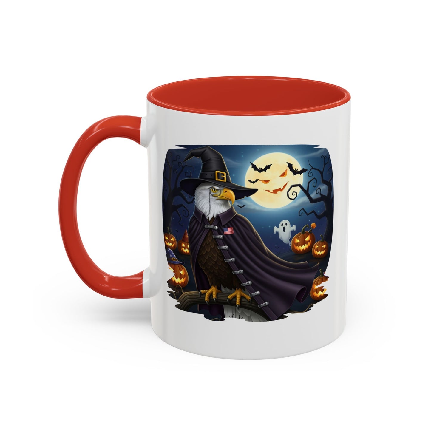 Bald Eagle Halloween Bird Mug - A Spooky & Funny Halloween Cup