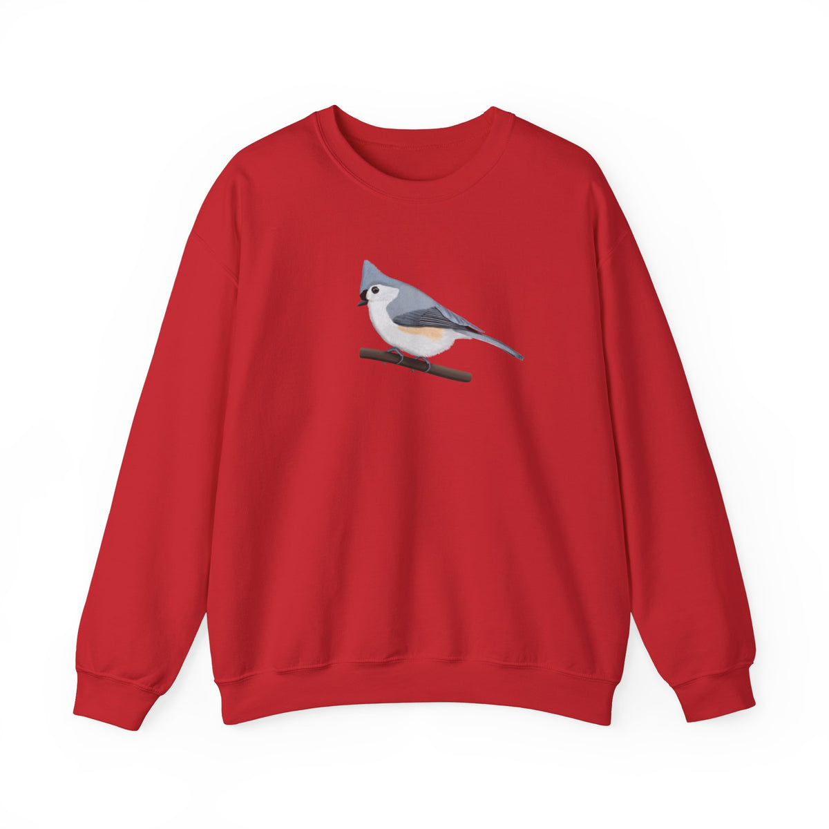 Tufted Titmouse Bird Watcher Biologist Crewneck Sweatshirt – Crew neck,
