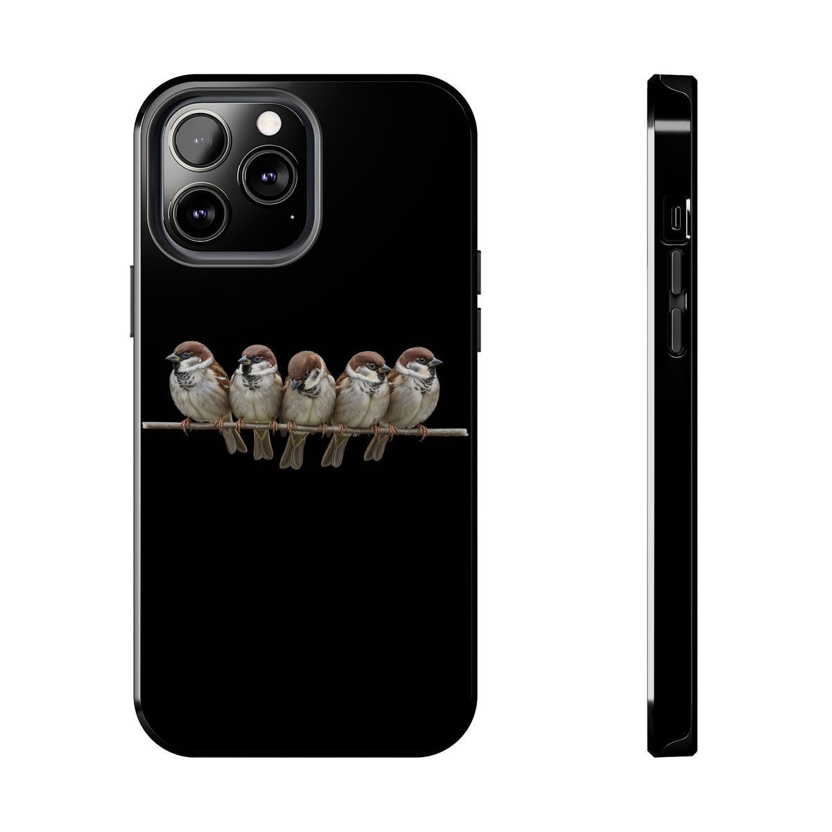 Tree Sparrow Dual-Layer iPhone Case with Bird Art – The Perfect Gift for Ornithologists & Bird Lovers