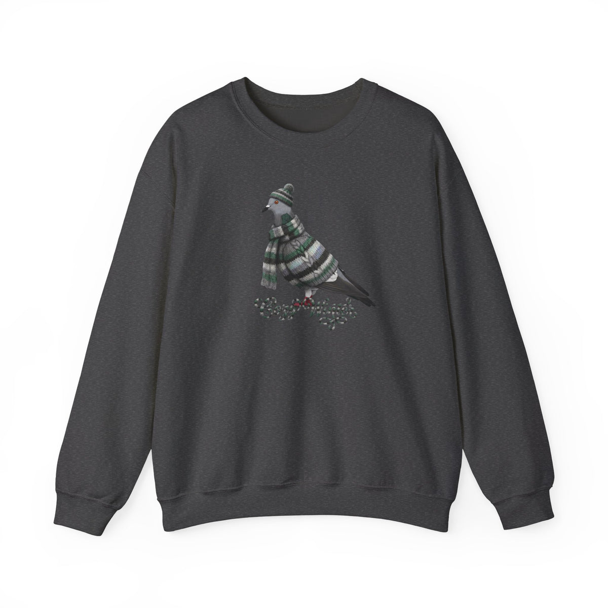 Pigeon Cozy Sweatshirt on Animal Lover Gift background