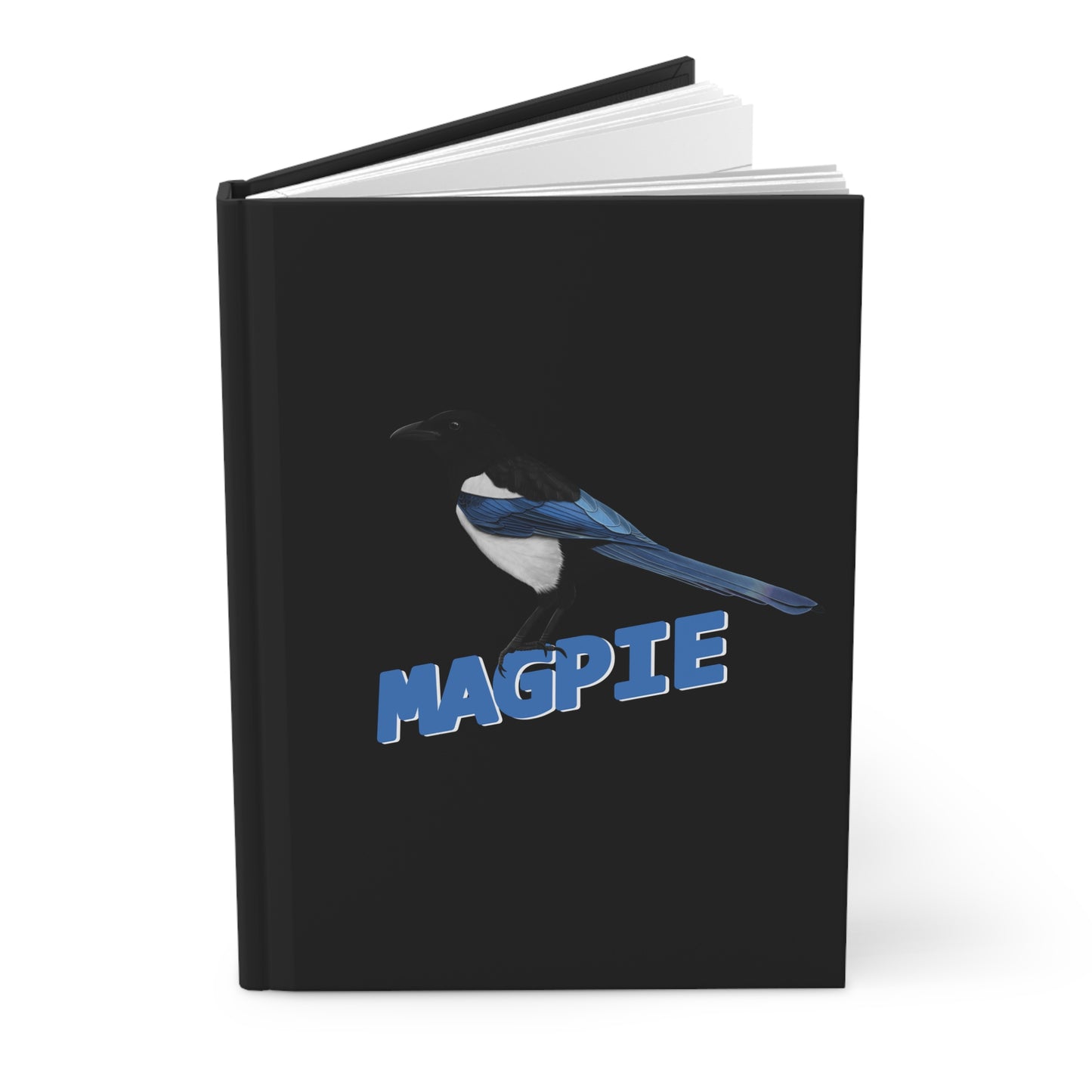Magpie Bird Hardcover Journal 150 Pages A5 for Bird Lovers & Bird Watchers