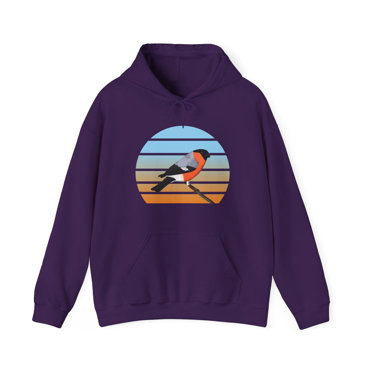 Finch Hoodie on bird background